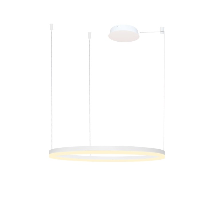 AZZARDO lampa wisząca HALO 100 biała