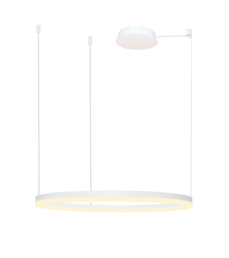AZZARDO lampa wisząca HALO 100 biała