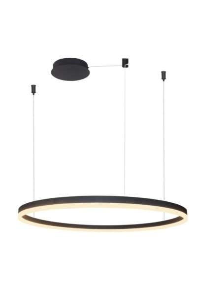 AZZARDO lampa wisząca HALO 100 czarna