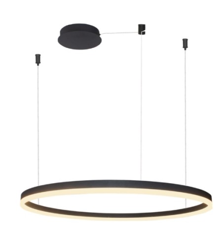 AZZARDO lampa wisząca HALO 100 czarna