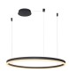 AZZARDO lampa wisząca HALO 100 czarna