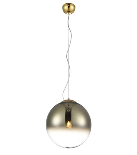 AZZARDO lampa wisząca IRIS 30 złota