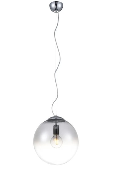 AZZARDO lampa wisząca IRIS 30 srebrna