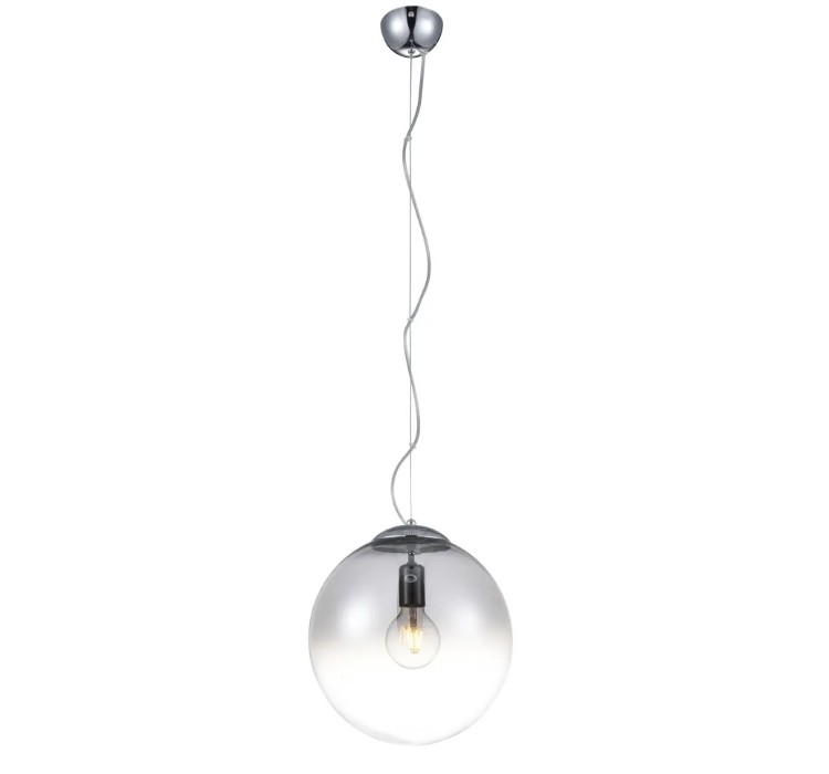 AZZARDO lampa wisząca IRIS 30 srebrna