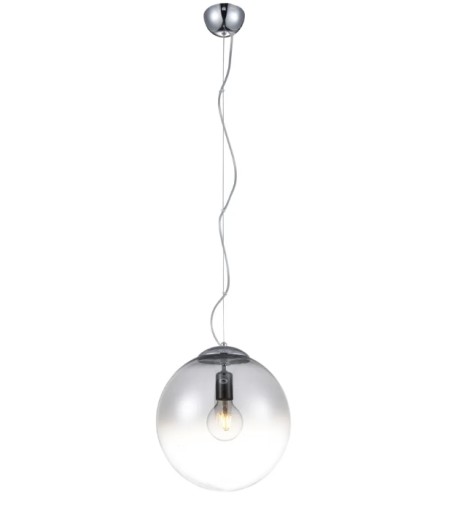 AZZARDO lampa wisząca IRIS 30 srebrna