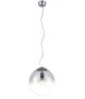 AZZARDO lampa wisząca IRIS 30 srebrna