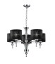 AZZARDO lampa wisząca IMPRESS 5 czarna