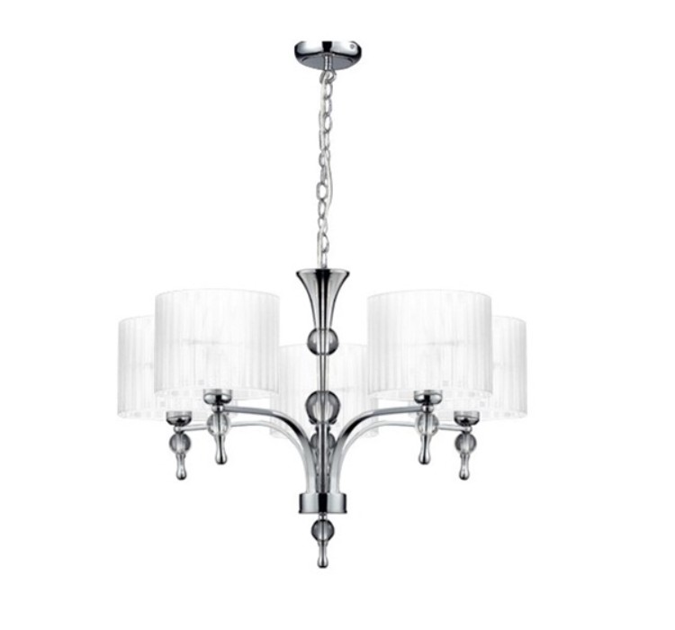 AZZARDO lampa wisząca IMPRESS 5 biała