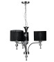 AZZARDO lampa wisząca IMPRESS 3 czarna