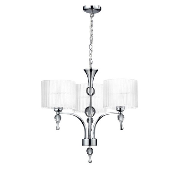 AZZARDO lampa wisząca IMPRESS 3 biała
