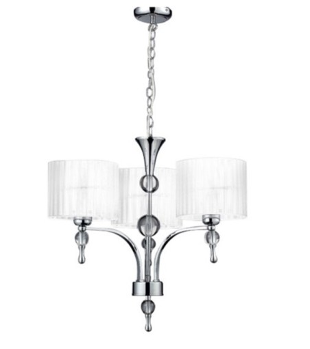 AZZARDO lampa wisząca IMPRESS 3 biała