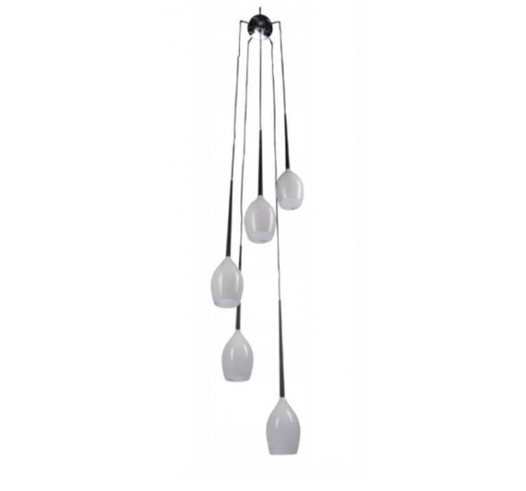 AZZARDO lampa wisząca IZZA 5 biała