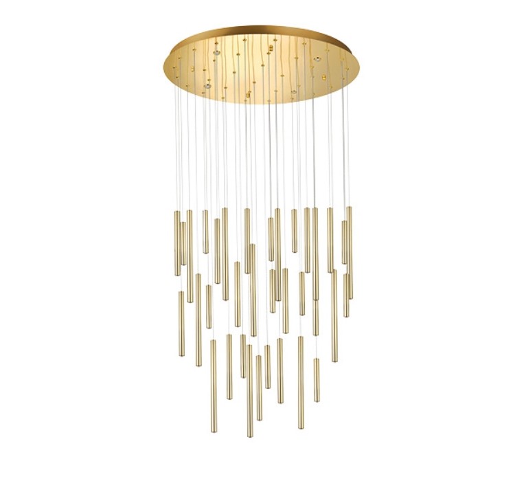 AZZARDO lampa wisząca ILIOS 36 3-STEP     DIMM złota