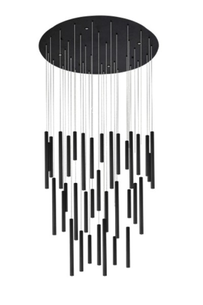 AZZARDO lampa wisząca ILIOS 36 3-STEP     DIMM czarna