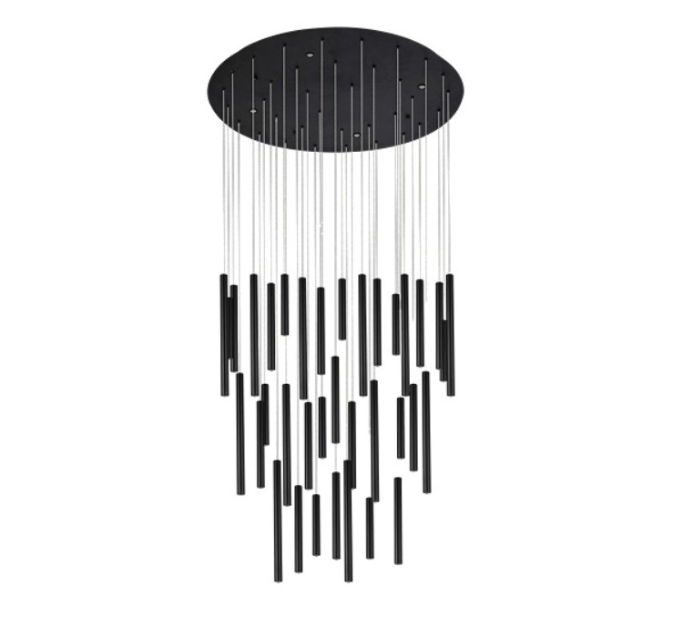 AZZARDO lampa wisząca ILIOS 36 3-STEP     DIMM czarna