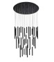 AZZARDO lampa wisząca ILIOS 36 3-STEP     DIMM czarna