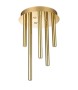 AZZARDO lampa sufitowa / plafon ILIOS 5   TOP 3-STEP DIMM złota