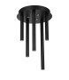 AZZARDO lampa sufitowa / plafon ILIOS 5   TOP 3-STEP DIMM czarna