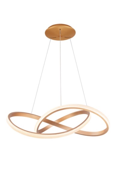 AZZARDO lampa wisząca INFINITY 80 CCT     z pilotem złota