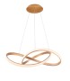AZZARDO lampa wisząca INFINITY 80 CCT     z pilotem złota