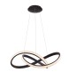 AZZARDO lampa wisząca INFINITY 80 CCT     z pilotem czarna