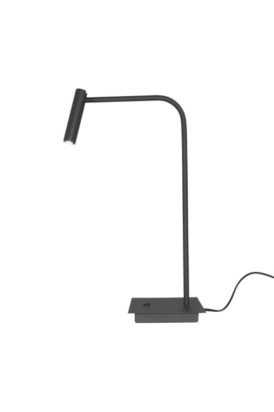 AZZARDO lampa biurkowa FLER czarna