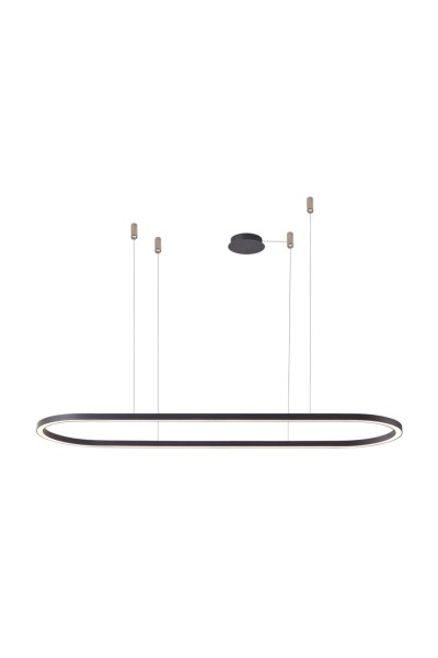 AZZARDO lampa wisząca ELENA 150 DIMM      czarna