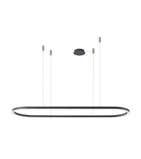 AZZARDO lampa wisząca ELENA 150 DIMM      czarna