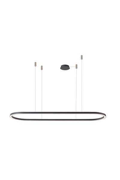 AZZARDO lampa wisząca ELENA 120 DIMM      czarna
