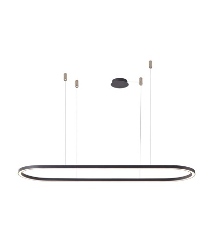 AZZARDO lampa wisząca ELENA 120 DIMM      czarna