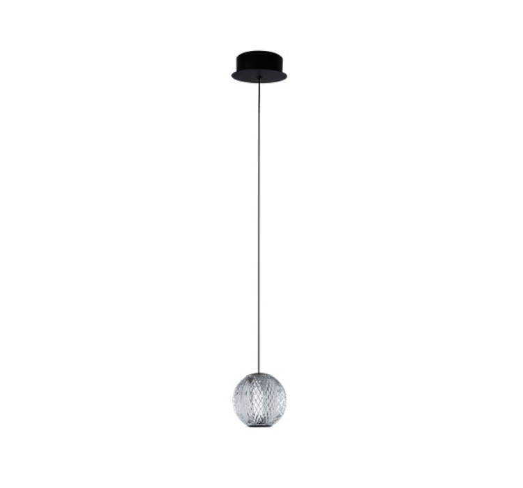 AZZARDO lampa wisząca EDEM 1 czarna