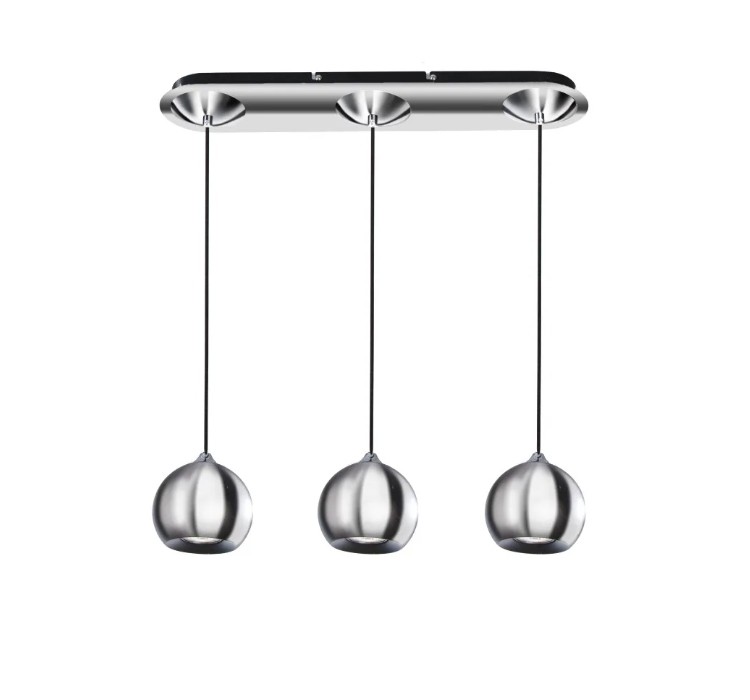AZZARDO lampa wisząca GULIA 3 chrom