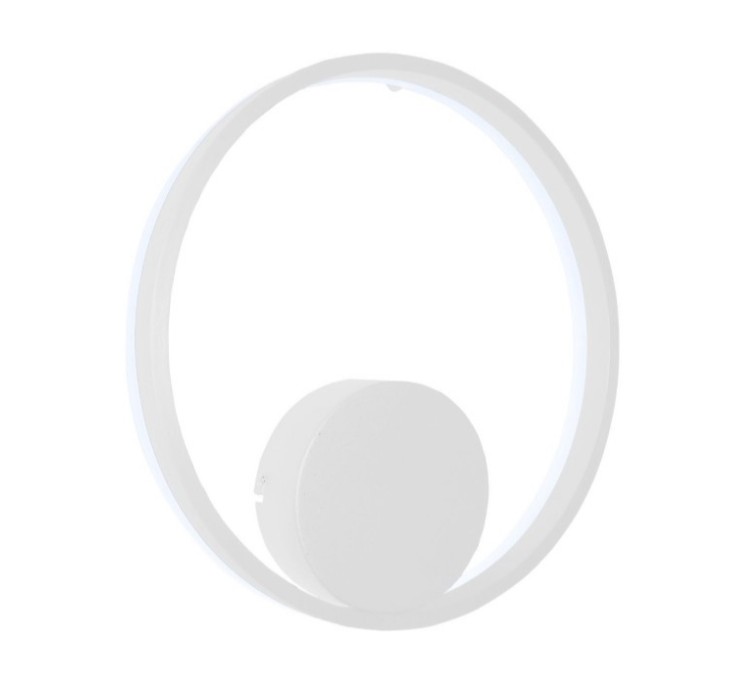 AZZARDO lampa ścienna HALO 40 WALL biała