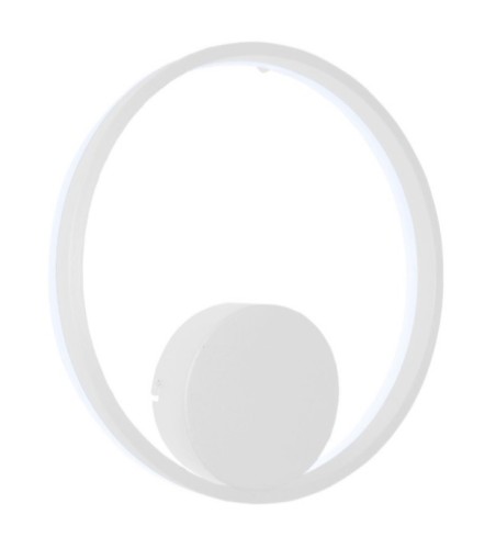 AZZARDO lampa ścienna HALO 40 WALL biała