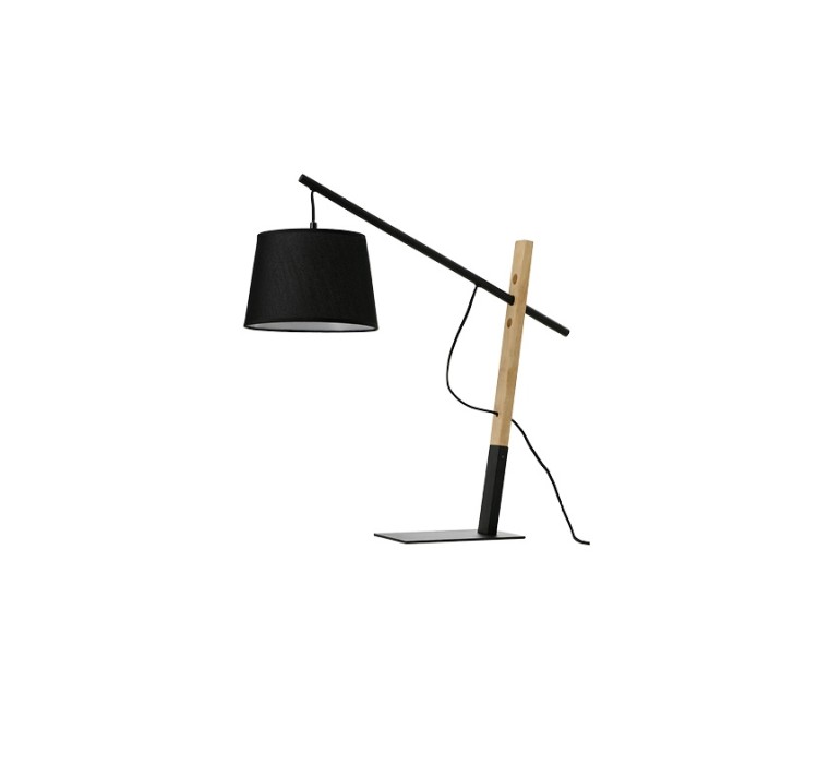 AZZARDO lampa biurkowa GARDA TABLE        czarna