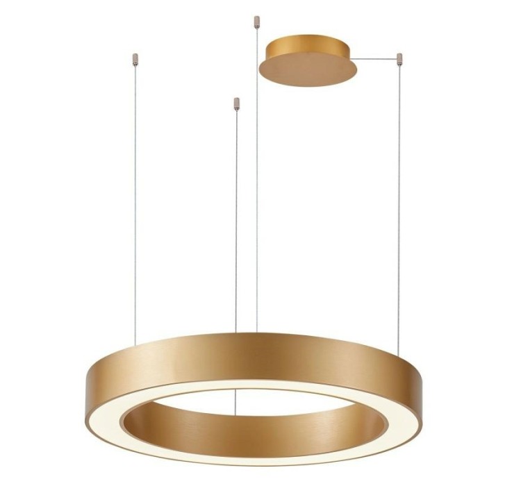AZZARDO lampa wisząca MARCO 100 CCT       z pilotem złota