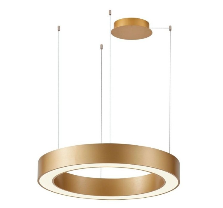 AZZARDO lampa wisząca MARCO 80 CCT        z pilotem złota