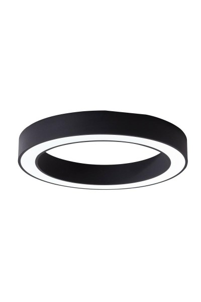 AZZARDO lampa sufitowa / plafon MARCO     TOP 60 CCT z pilotem czarna