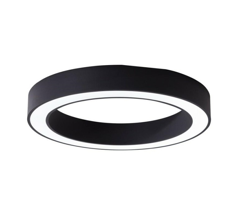 AZZARDO lampa sufitowa / plafon MARCO     TOP 60 CCT z pilotem czarna