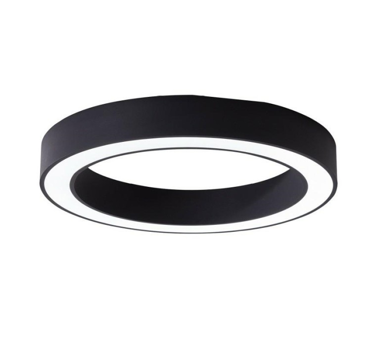 AZZARDO lampa sufitowa / plafon MARCO     TOP 80 CCT z pilotem czarna