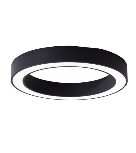 AZZARDO lampa sufitowa / plafon MARCO     TOP 80 CCT z pilotem czarna