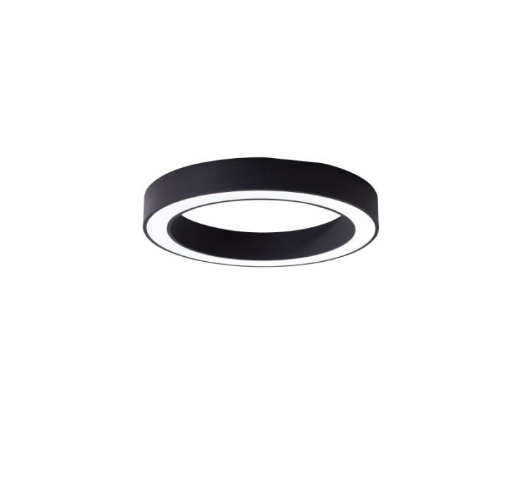 AZZARDO lampa sufitowa / plafon MARCO     TOP 100 CCT z pilotem czarna