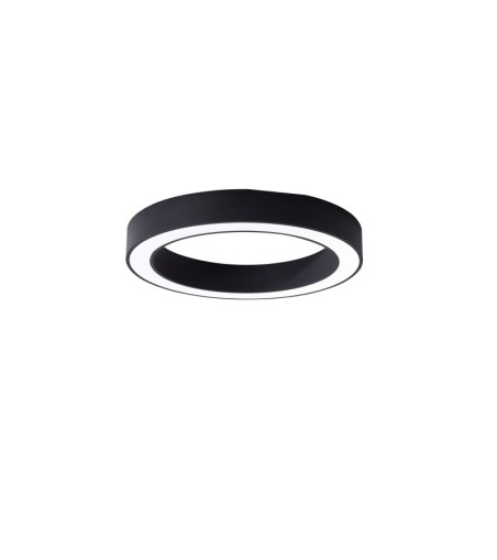 AZZARDO lampa sufitowa / plafon MARCO     TOP 100 CCT z pilotem czarna