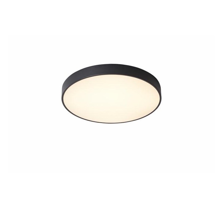 AZZARDO lampa sufitowa / plafon MARCELLO  TOP 60 CCT SWITCH czarna