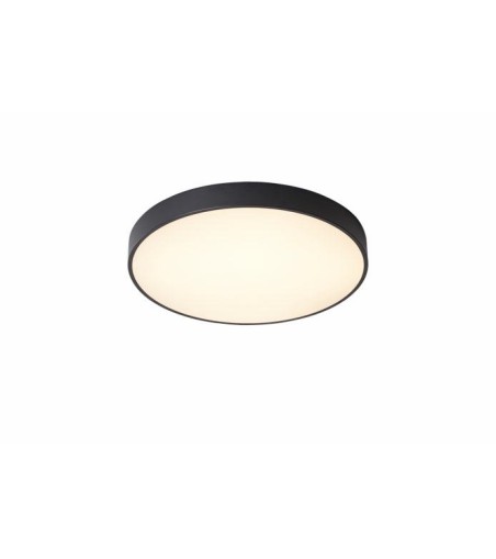 AZZARDO lampa sufitowa / plafon MARCELLO  TOP 60 CCT SWITCH czarna