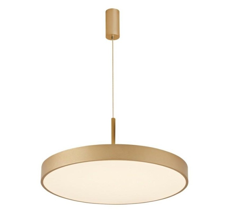 AZZARDO lampa wisząca MARCELLO 60 CCT     z pilotem złota