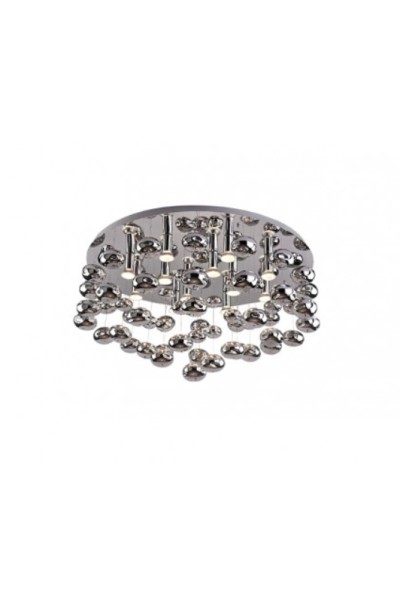 AZZARDO lampa sufitowa / plafon LUVIA     D80 chromowana