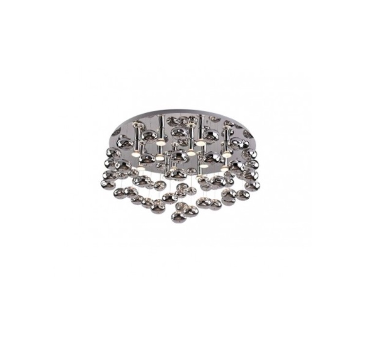 AZZARDO lampa sufitowa / plafon LUVIA     D80 chromowana