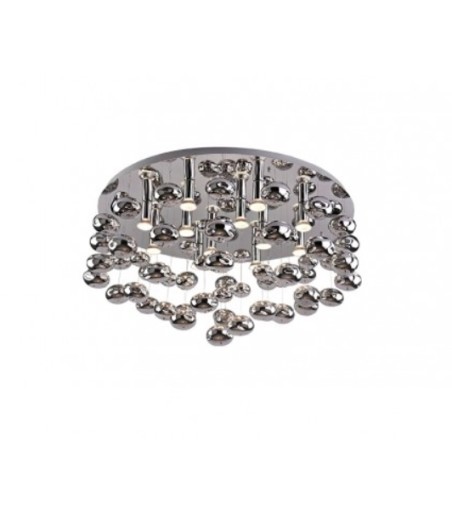 AZZARDO lampa sufitowa / plafon LUVIA     D80 chromowana