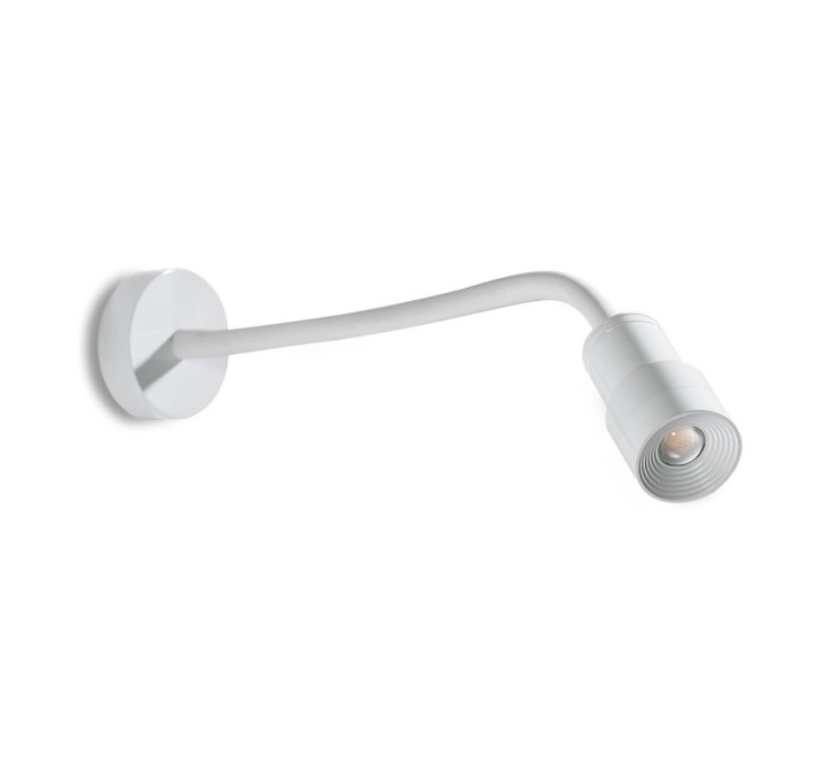 AZZARDO lampa ścienna LUMI FLEX biała